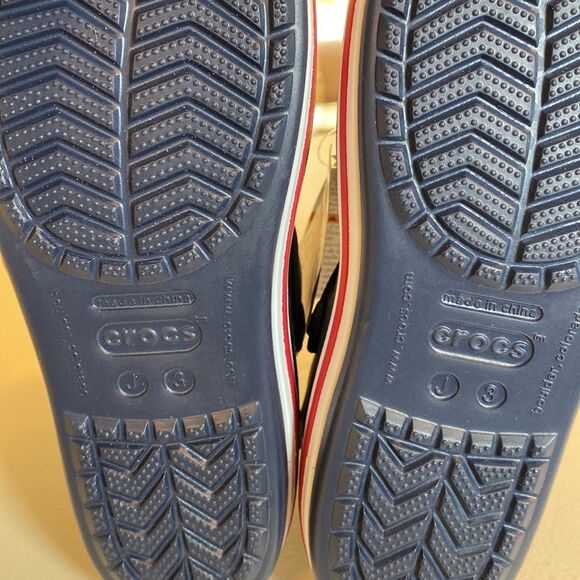 Crocs  Bayaband Clog Sandals Blue Size 3 - Picture 6 of 8